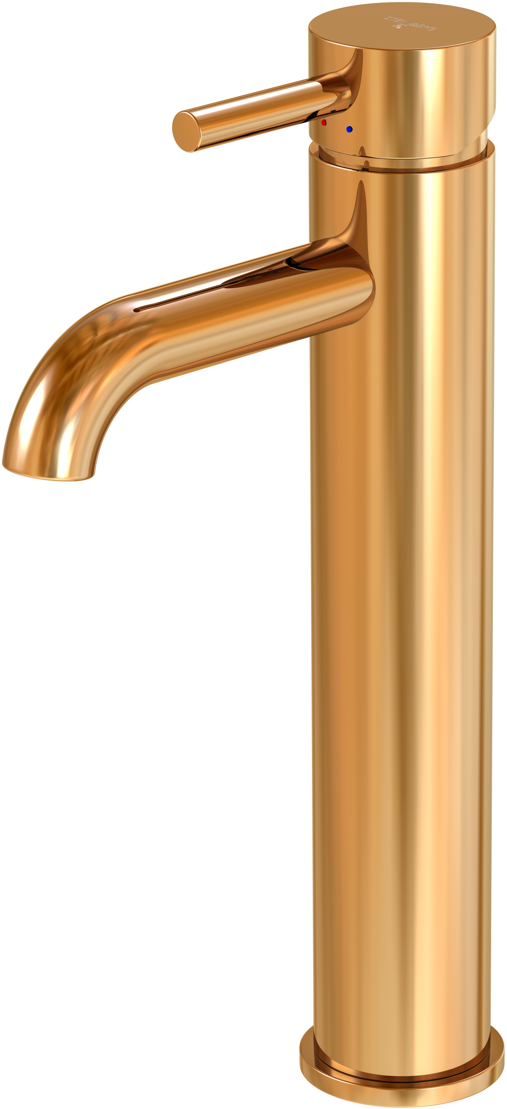 Steinberg 100 mitigeur de lavabo sur pied doré 1001700RG