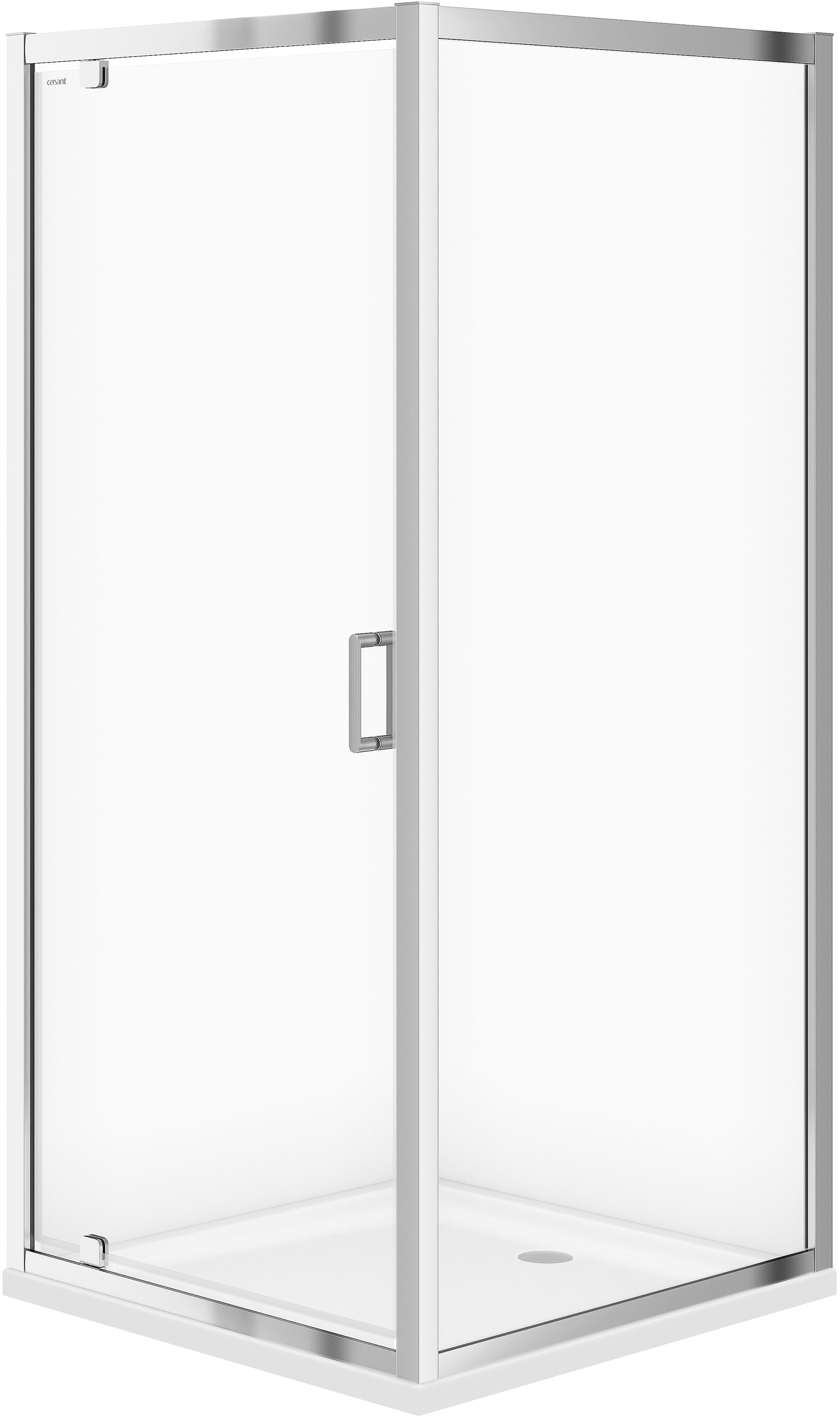 Cersanit Arteco cabine de douche 90x90 cm carrée chrome brillant/verre transparent S157-010