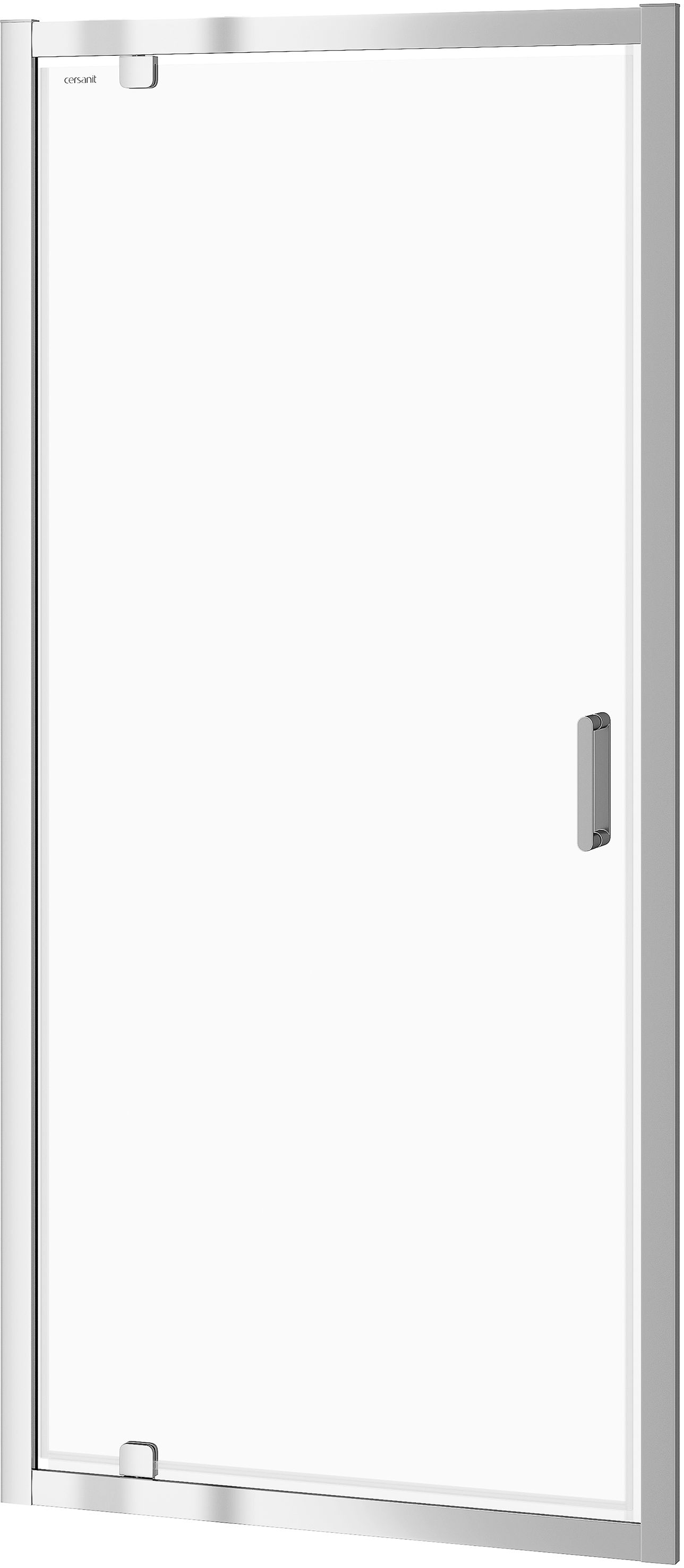 Cersanit Arteco porte de douche 90 cm à ouverture basculante chrome brillant/verre transparent S157-008
