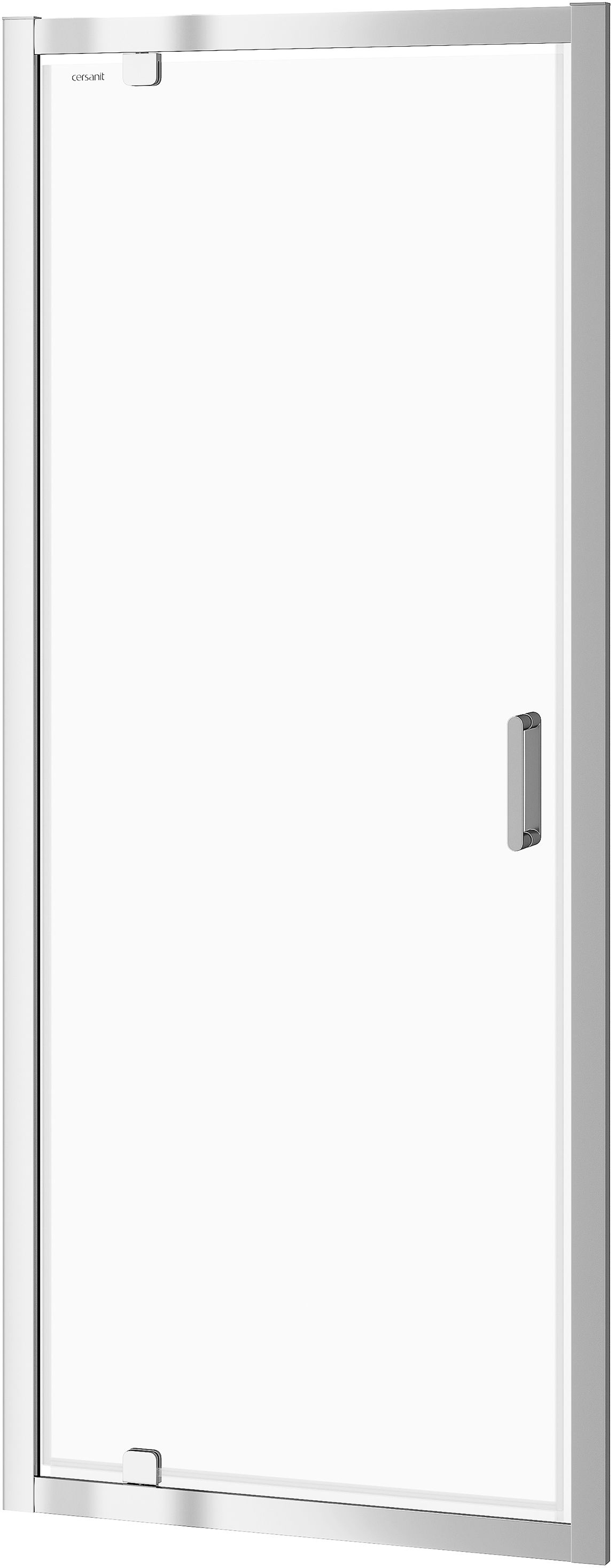 Cersanit Arteco porte de douche 80 cm à ouverture basculante chrome brillant/verre transparent S157-007