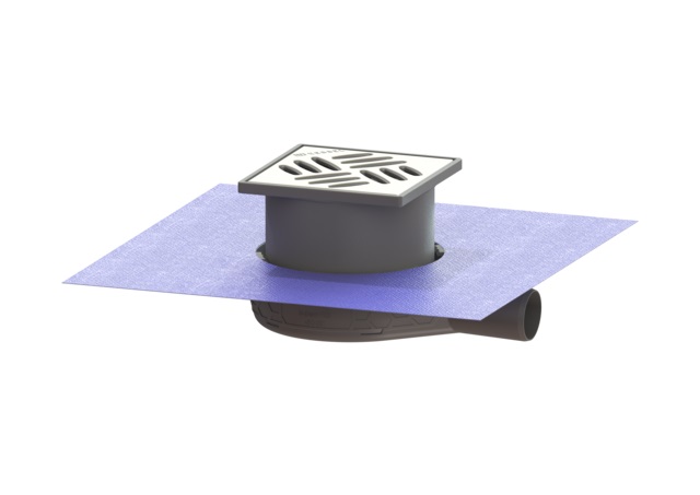 Kessel Ultraflache drain ponctuel cm 44740.20