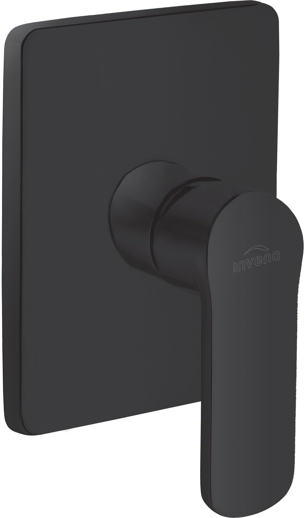 Invena Siros mitigeur de douche encastrée noir BP-90-4K1