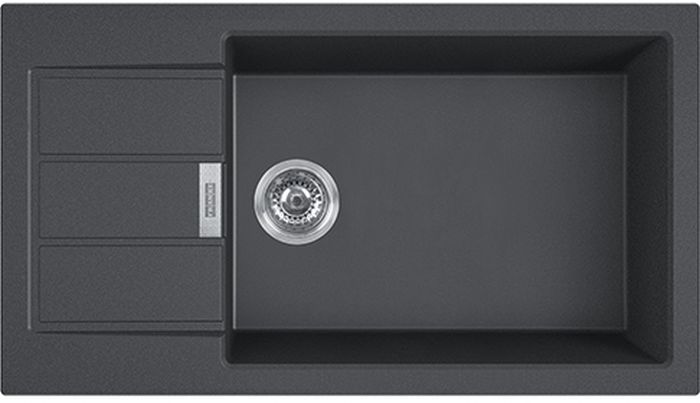 Franke Sirius 2.0 évier tectonite 78x43.5 cm gris/graphite/onyx 143.0618.646