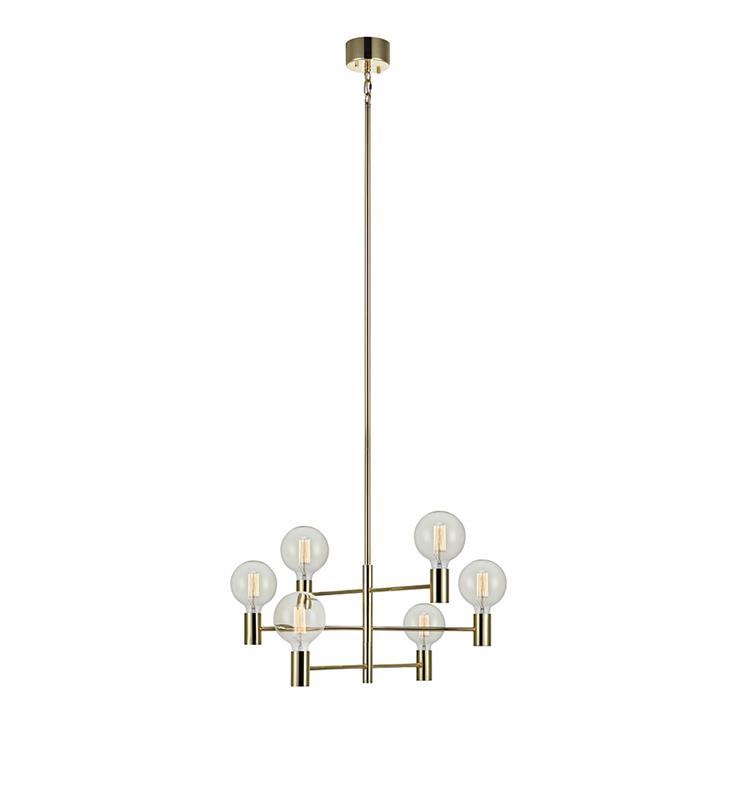 Markslöjd Capital lampe suspendue 6x60 W laiton 106418