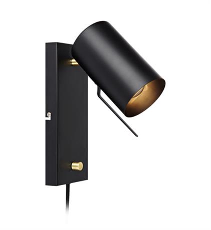 Markslöjd Carrie applique murale 1x35 W noir 106587