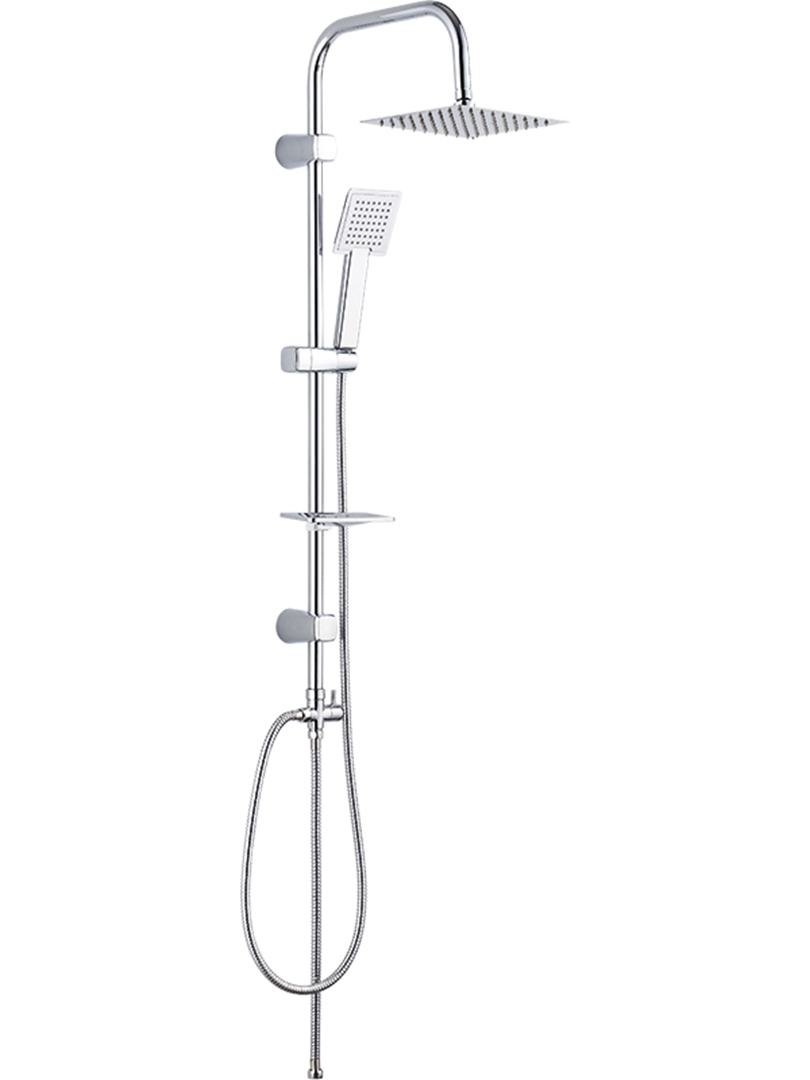 Laveo Drop ensemble de douche mural oui chrome PL500KX