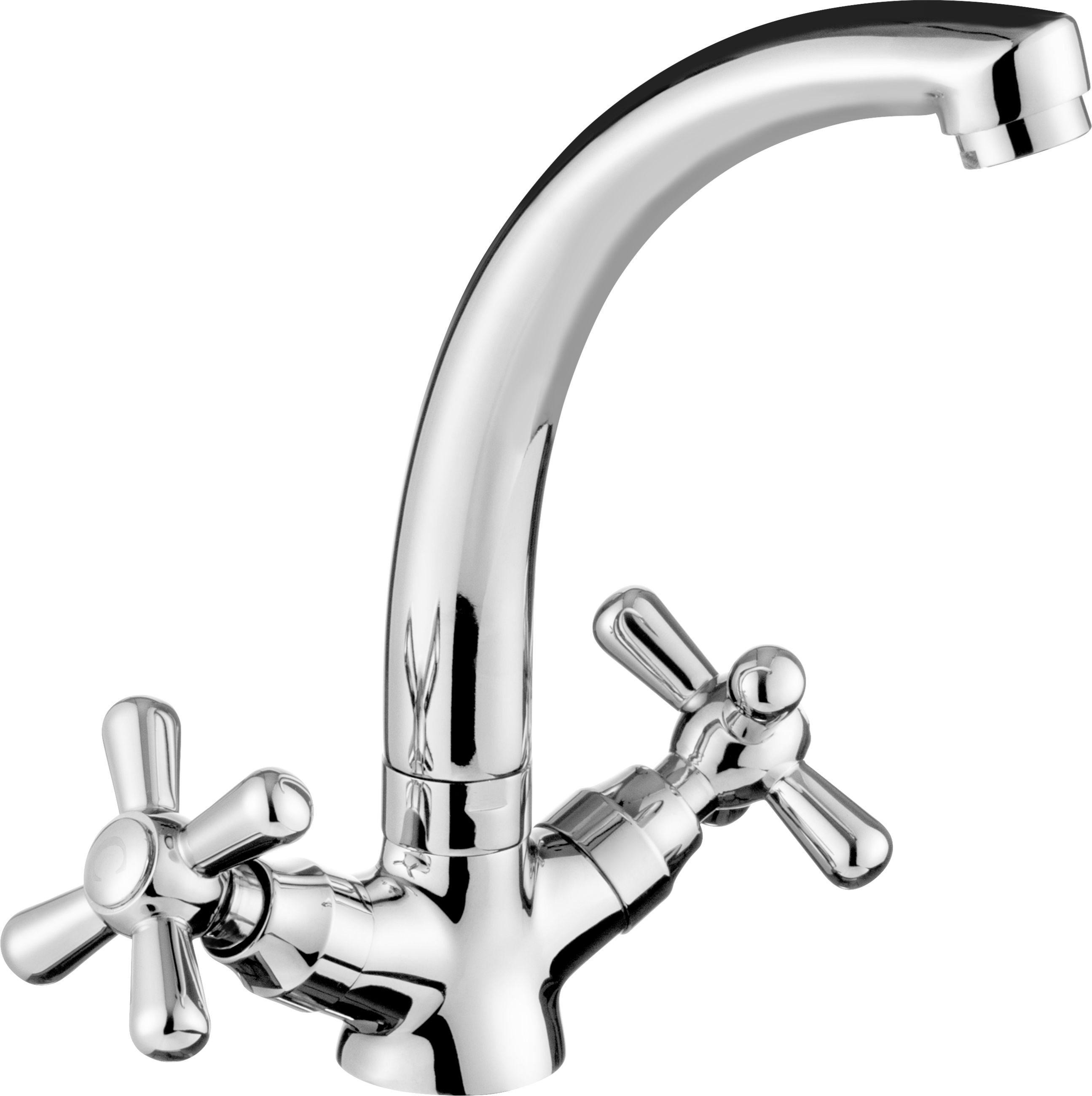 Deante Neo Symetrio mitigeur de lavabo sur pied chrome BOS_020D