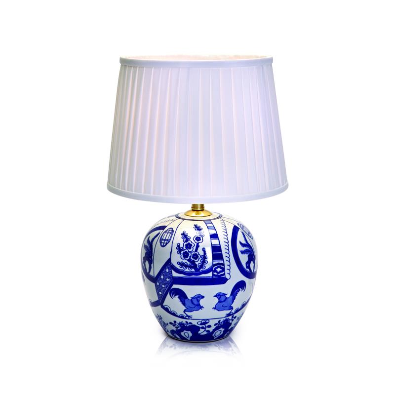 Markslöjd Göteborg lampe de table 1x60 W blanc-bleu 105000