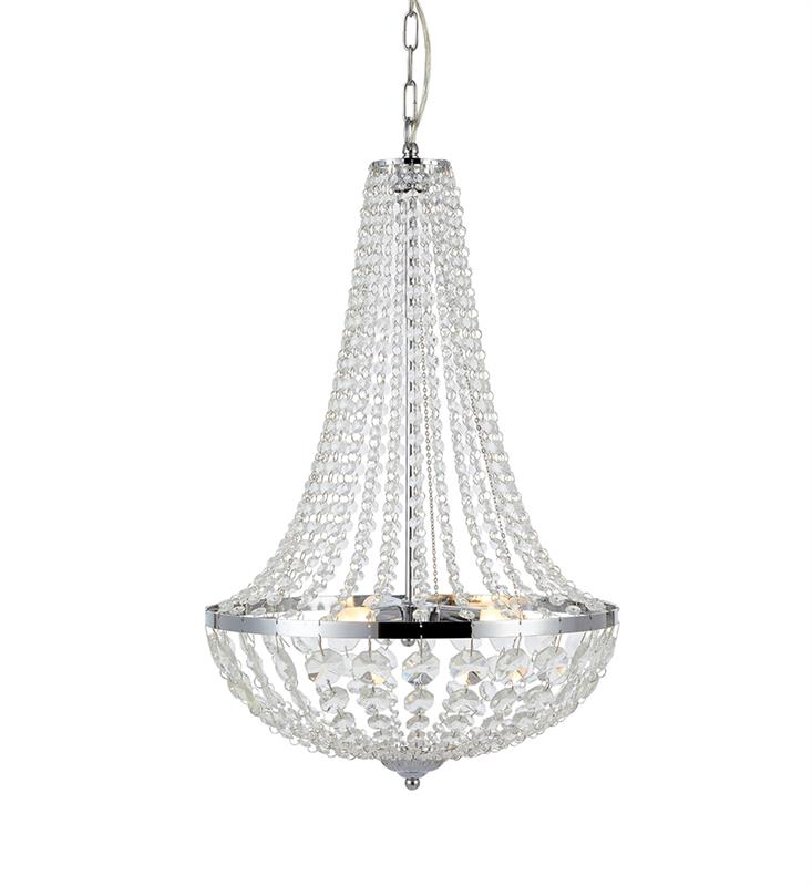 Markslöjd Gränsö lampe suspendue 3x20 W chrome-transparent 107551