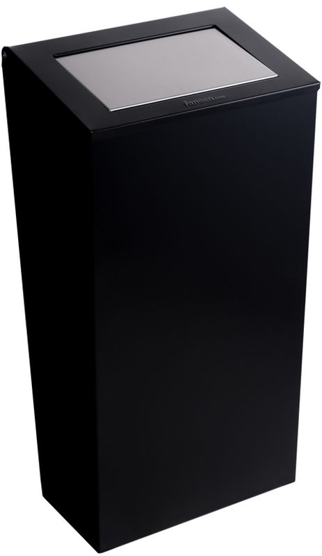 Faneco Hit poubelle 30 l acier-noir WB30BL