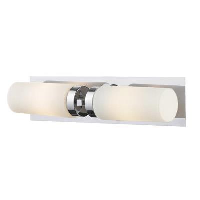 Markslöjd Norrsundet applique murale 2x40 W blanc-chrome 102478