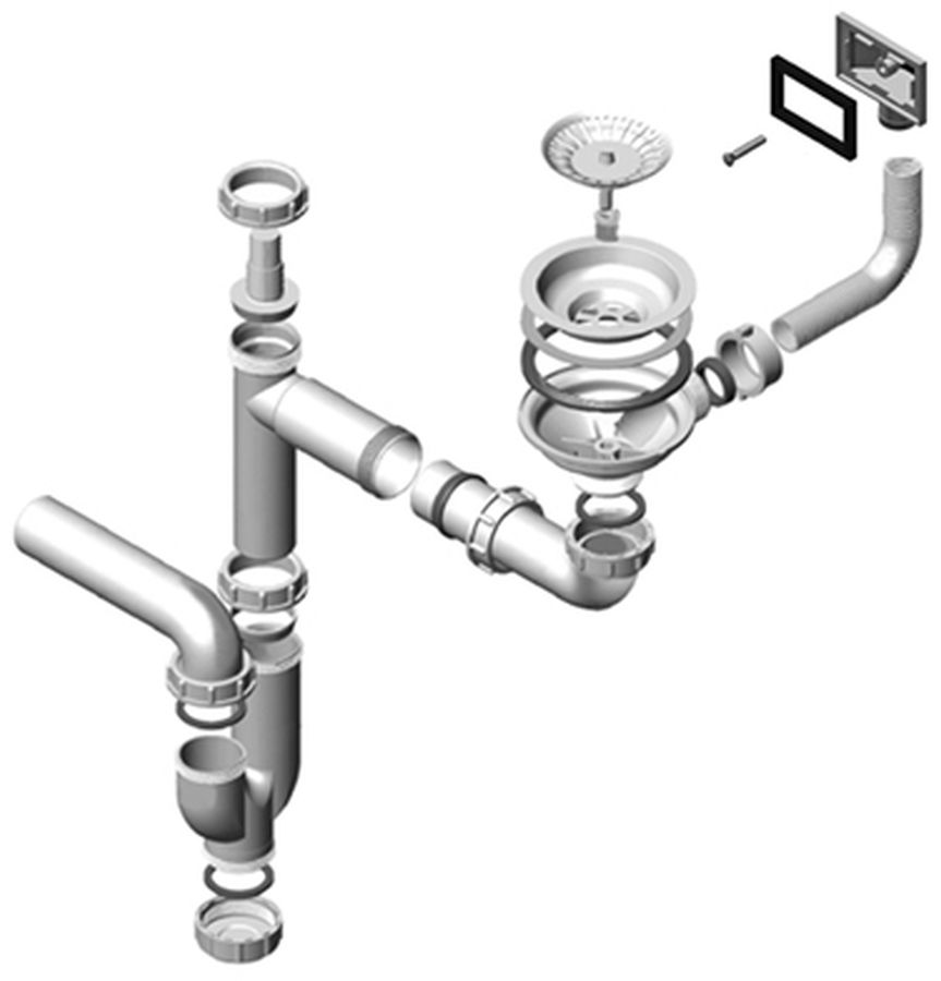 Alveus siphon d’évier 1130550