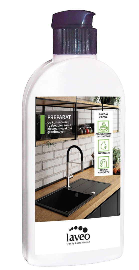 Laveo produit d’entretien pour éviers en granit 250 ml OKT030T
