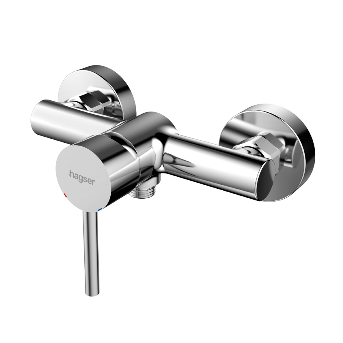 Hagser Lisa mitigeur de douche murale chrome HGR10000033