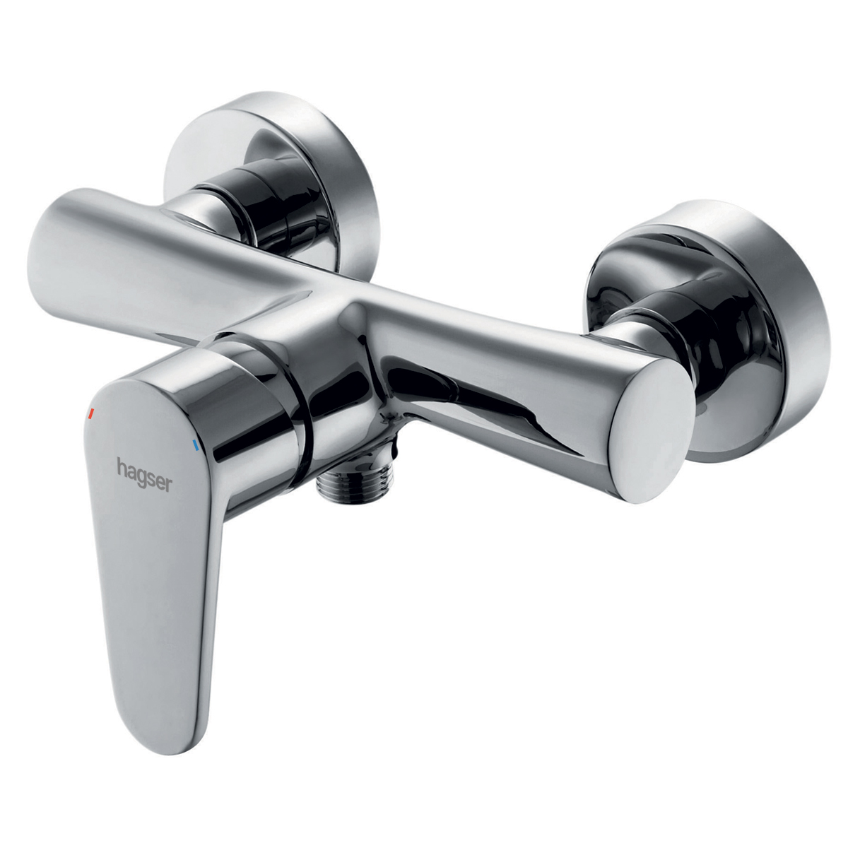 Hagser Della mitigeur de douche murale chrome HGR20000033