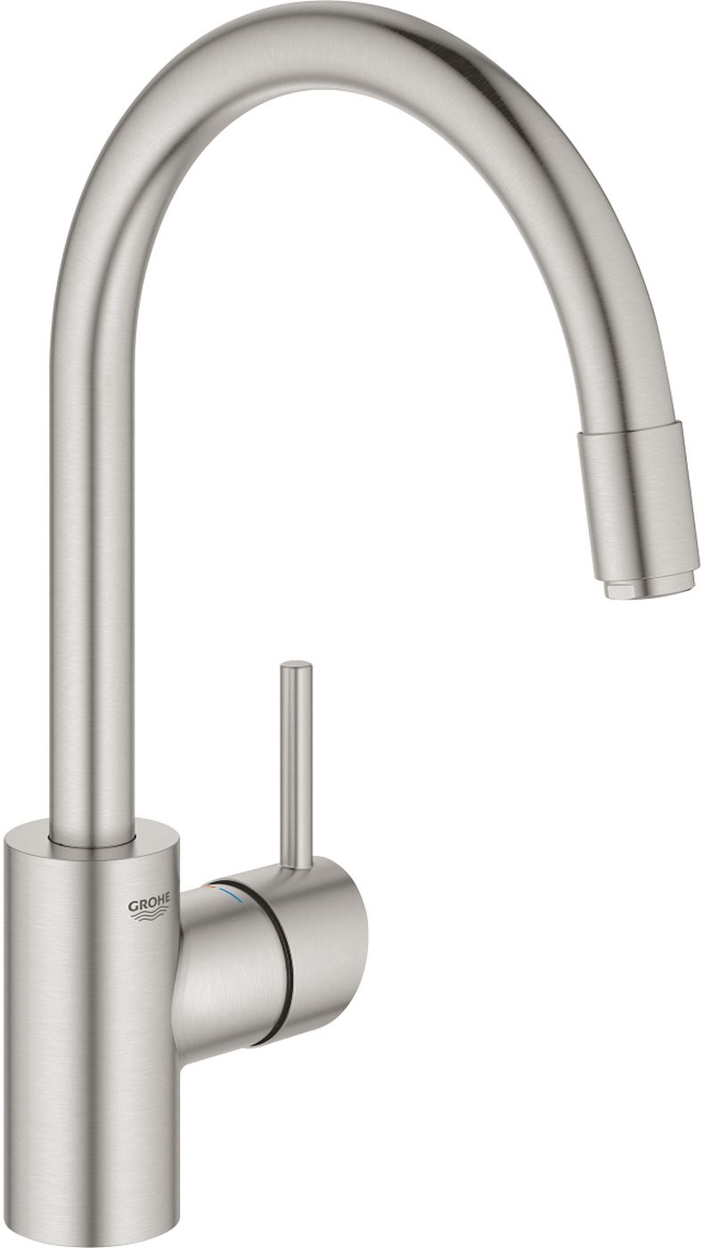 Grohe Concetto mitigeur de cuisine sur pied SuperSteel 32663DC3