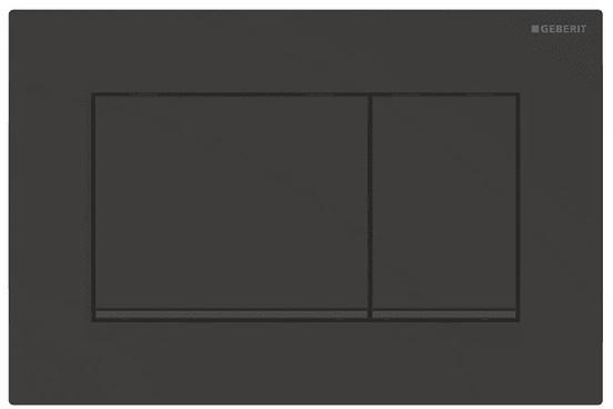 Geberit Sigma30 bouton de chasse d'eau pour WC noir 115.883.16.1