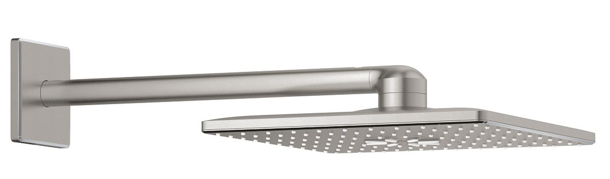 Grohe Rainshower douche à effet de pluie 31x31 cm carrée SuperSteel 26479DC0