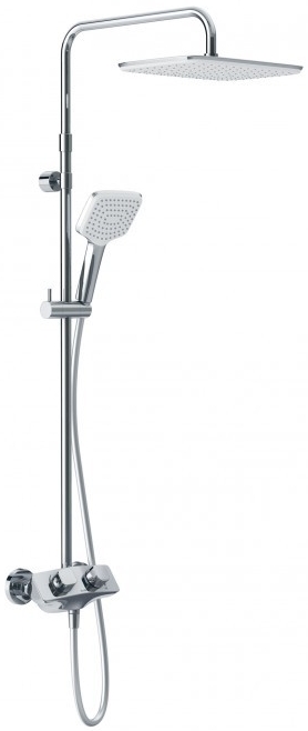 Kludi Cockpit ensemble de douche mural avec thermostat chrome 8005005-00