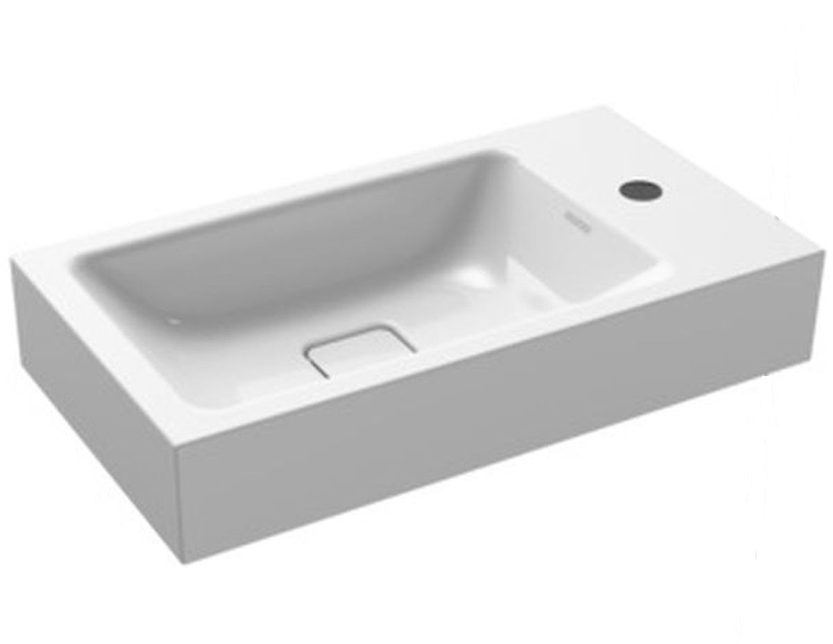 Kaldewei Cono lavabo 55x30 cm rectangulaire classique blanc 908006013001