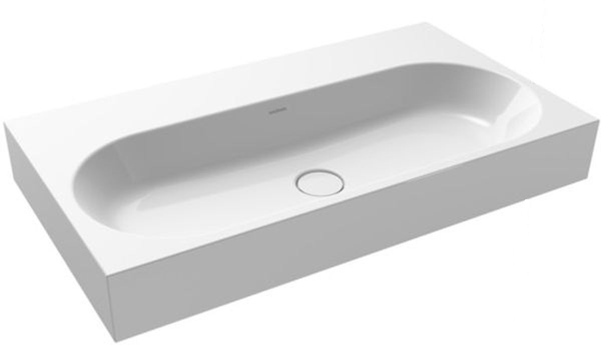 Kaldewei Centro lavabo 90x50 cm rectangulaire classique blanc brillant 903506003001