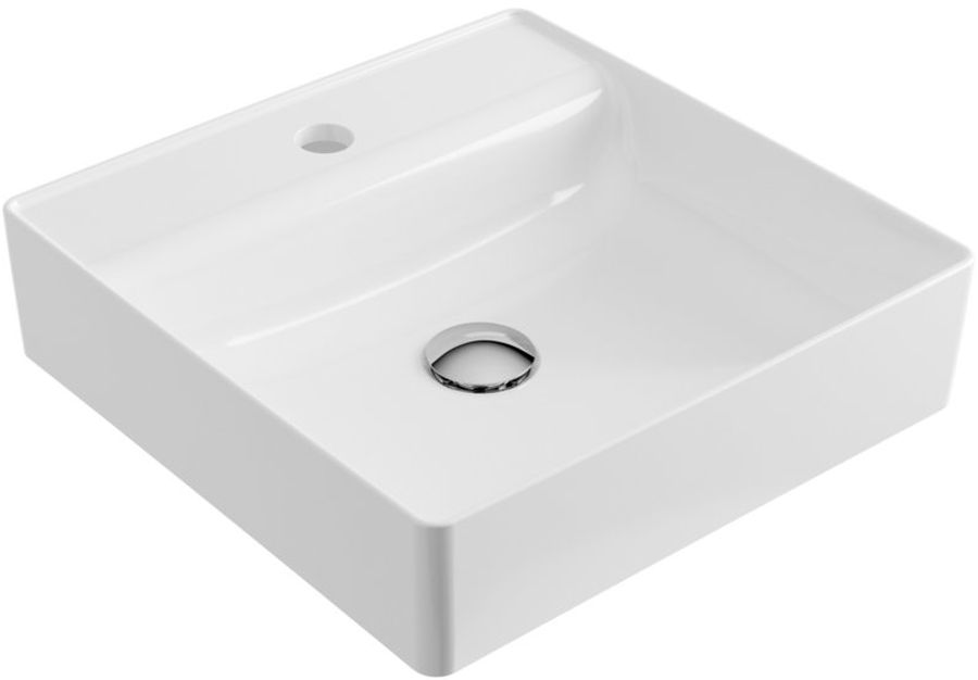 Excellent Rima 2.0 lavabo 40x40 cm carrée à poser blanc CEEX.4901.400.WH