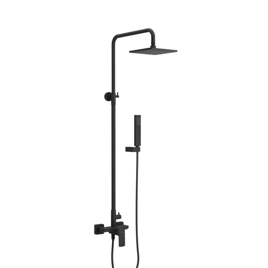 Excellent Keria ensemble de douche mural oui || AREX.2081BL