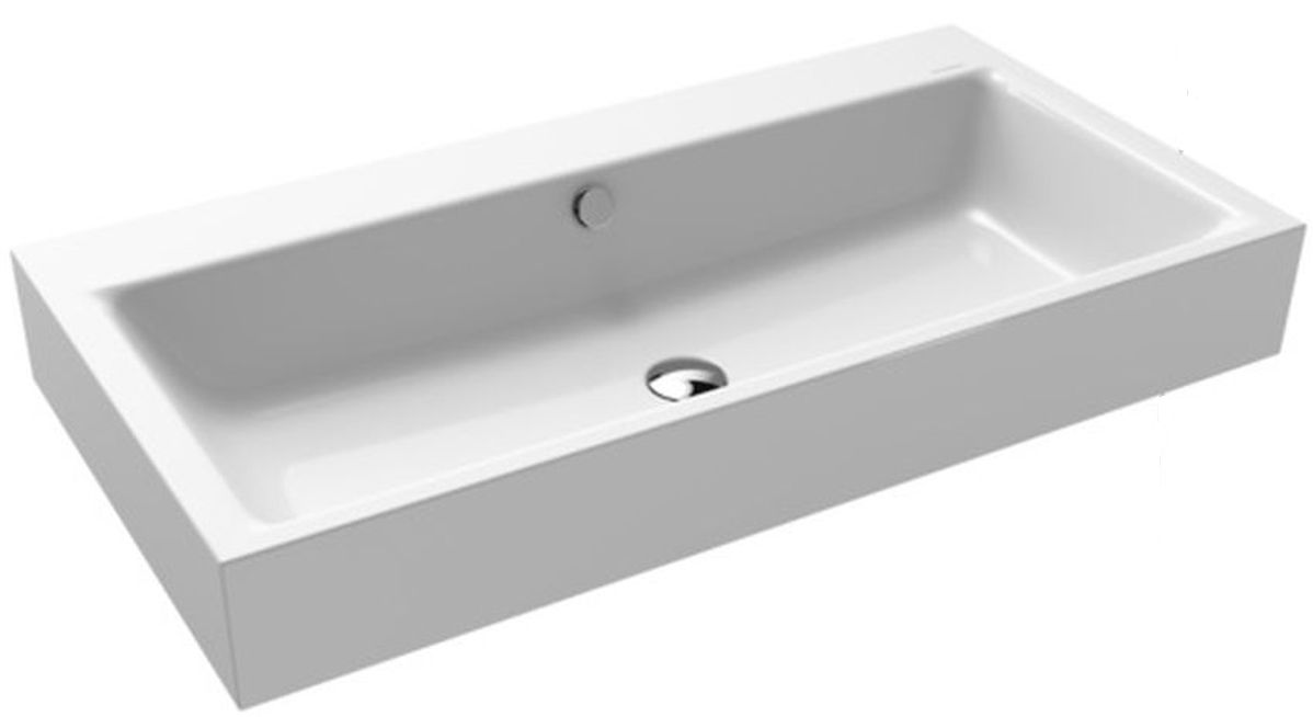 Kaldewei Puro lavabo 90x46 cm rectangulaire classique blanc brillant 901506003001