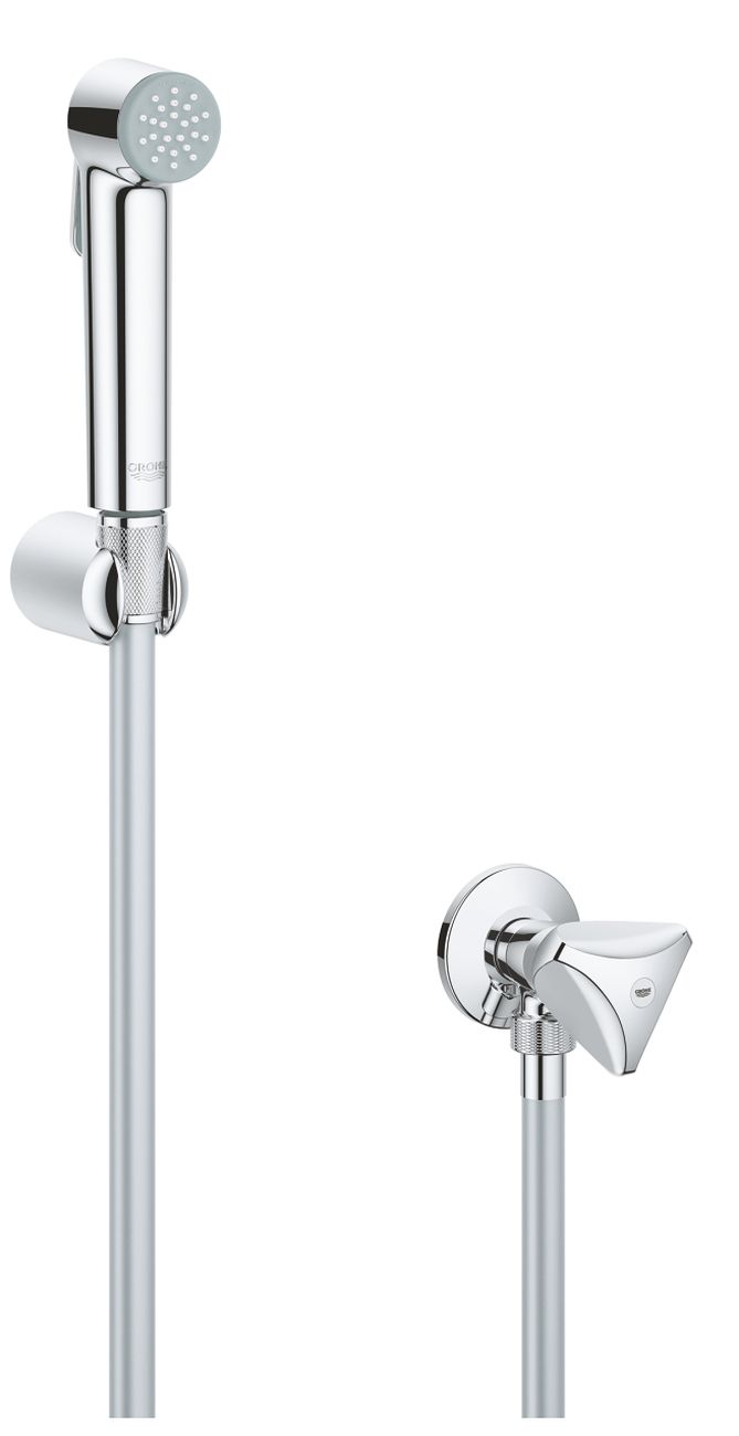 Grohe Tempesta kit de douchette bidet mural StarLight Chrome 27514001