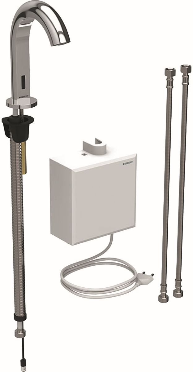 Geberit Piave mitigeur de lavabo sur pied électronique chrome 116.161.211