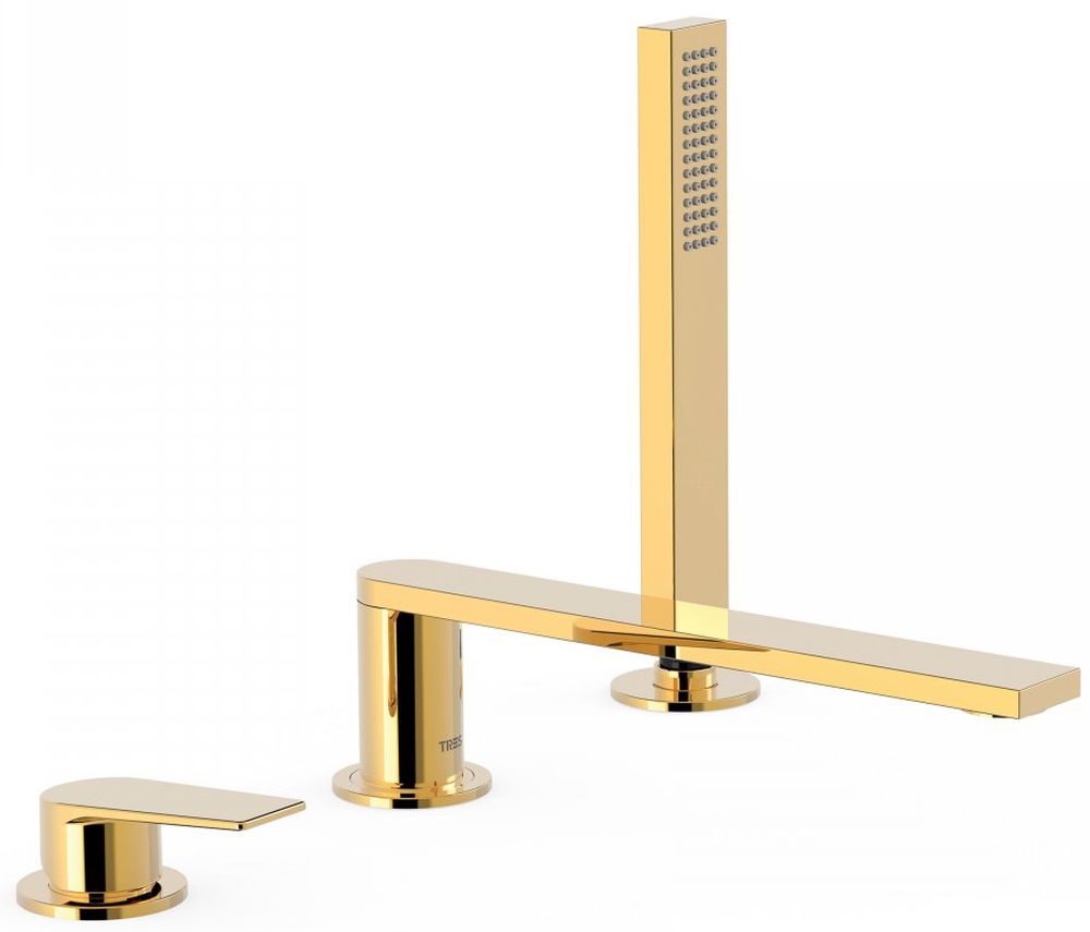 Tres Project mitigeur bain-douche pour baignoire doré 211.161.03.OR
