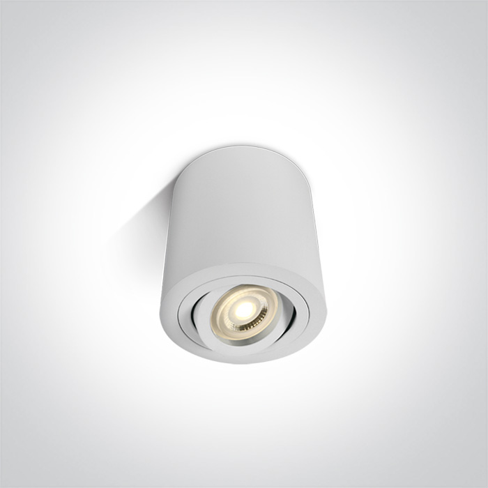 One Light Krokos plafonnier 1x10 W blanc 12105AB/W