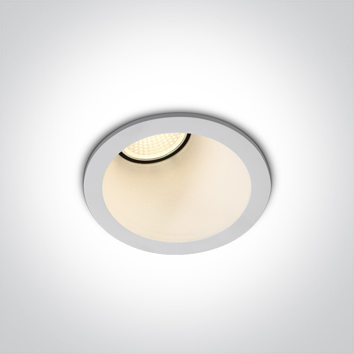 One Light Ewretu spot encastré 1x8 W blanc 10108A/W/W