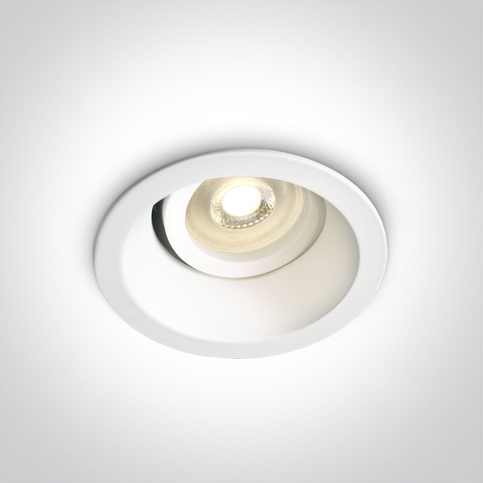 One Light Paleomilos spot encastré 1x50 W blanc 11105D4/W