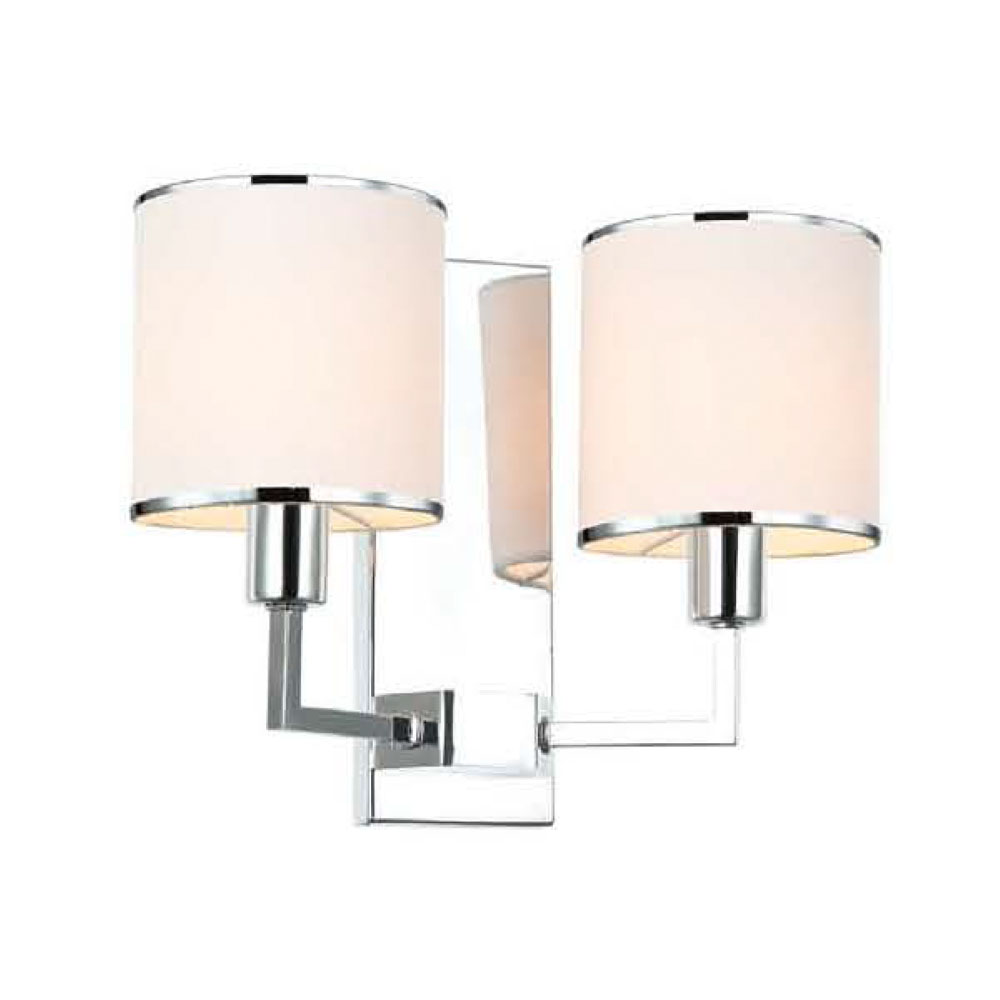 Open Design Casa applique murale 2x12 W blanc-chrome OR81497