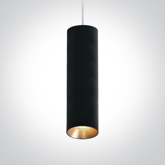 One Light Zaimi lampe suspendue 1x10 W noir 63105MA/B