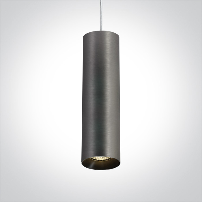 One Light Zaimi lampe suspendue 1x10 W gris/cendre 63105MA/MG