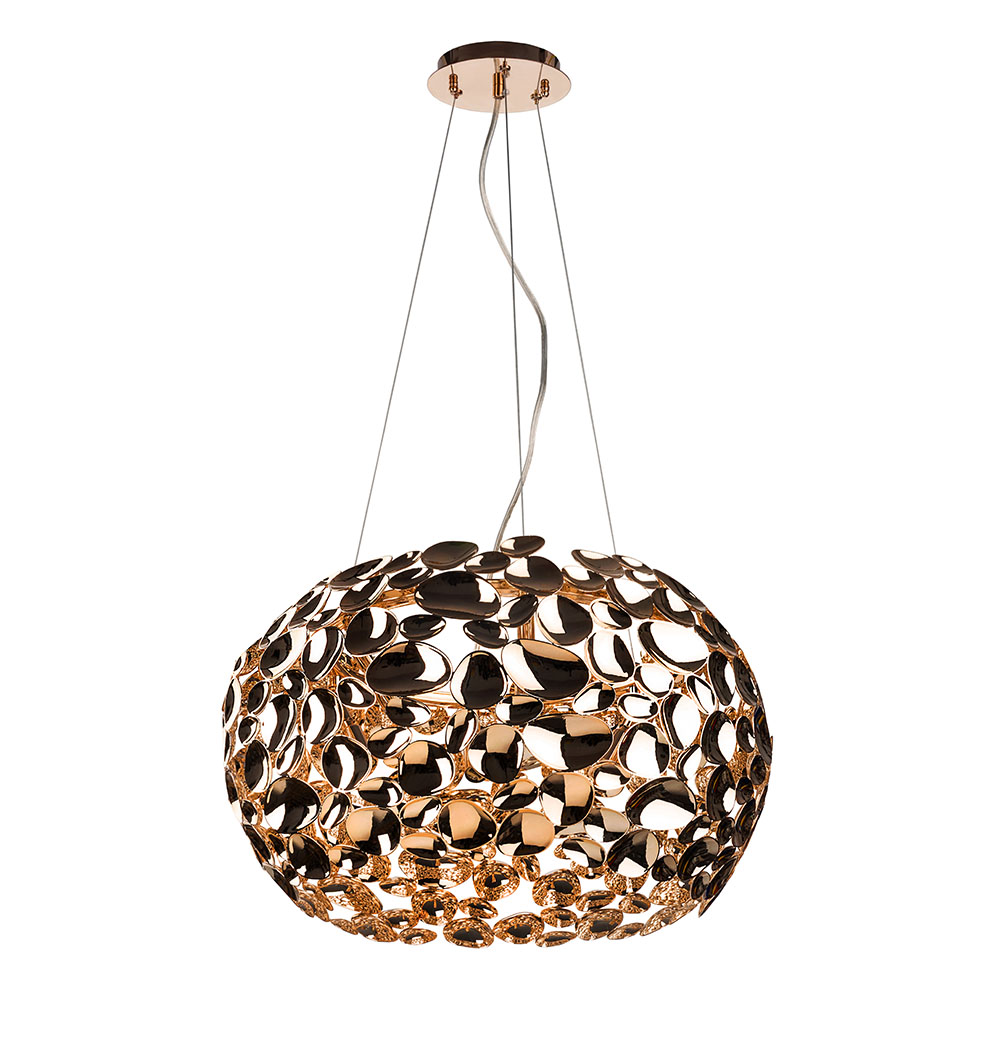 Open Design Carera lampe suspendue 6x7 W doré OR80186
