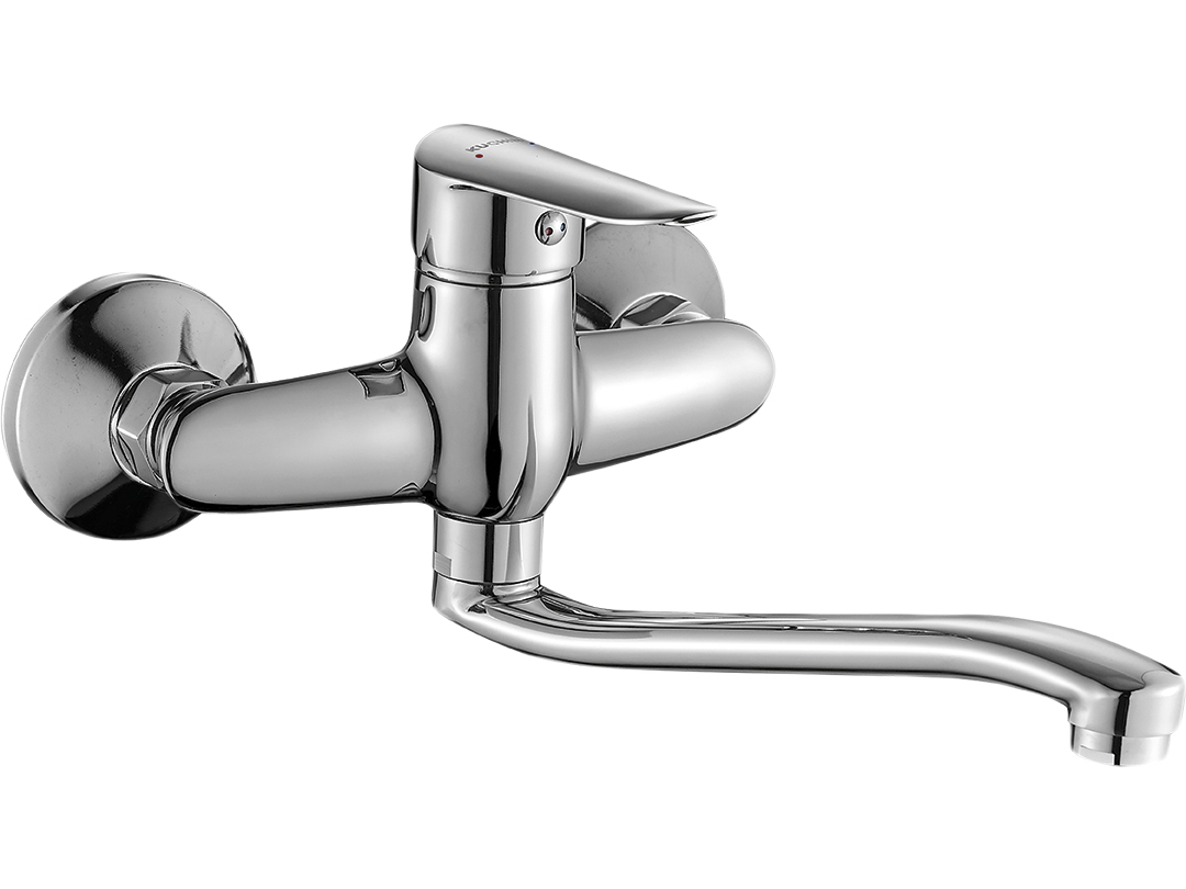 Kuchinox Cento mitigeur de lavabo murale chrome BKC050D