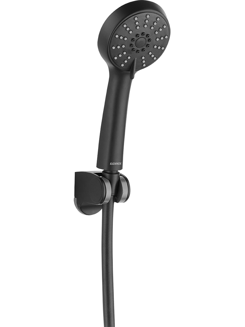 Kuchinox Cento ensemble de douche mural noir NKC70AD
