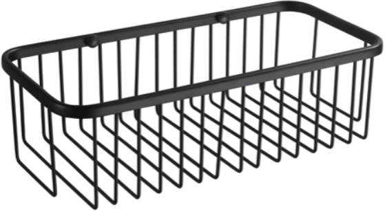 Stella panier de salle de bain noir 16.014-B