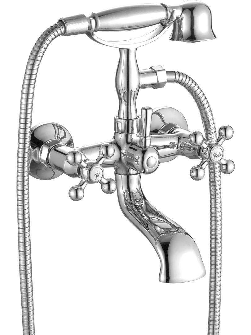 Kuchinox Stilo mitigeur bain-douche murale chrome BKI011D