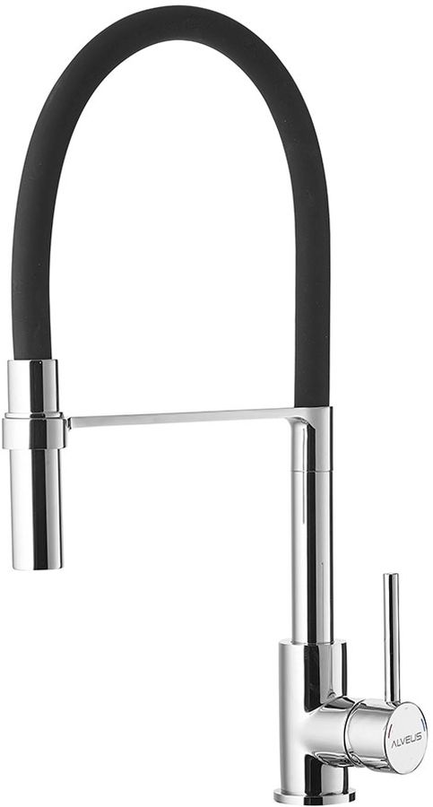 Alveus Elia mitigeur de cuisine sur pied chrome-noir 1129024