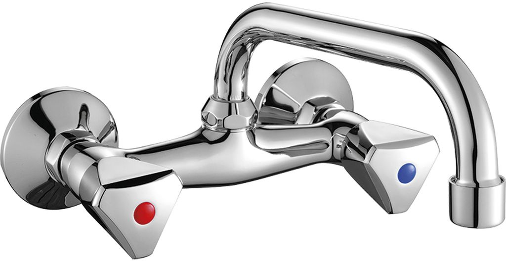 Kuchinox Norm mitigeur de lavabo murale chrome BQN050D