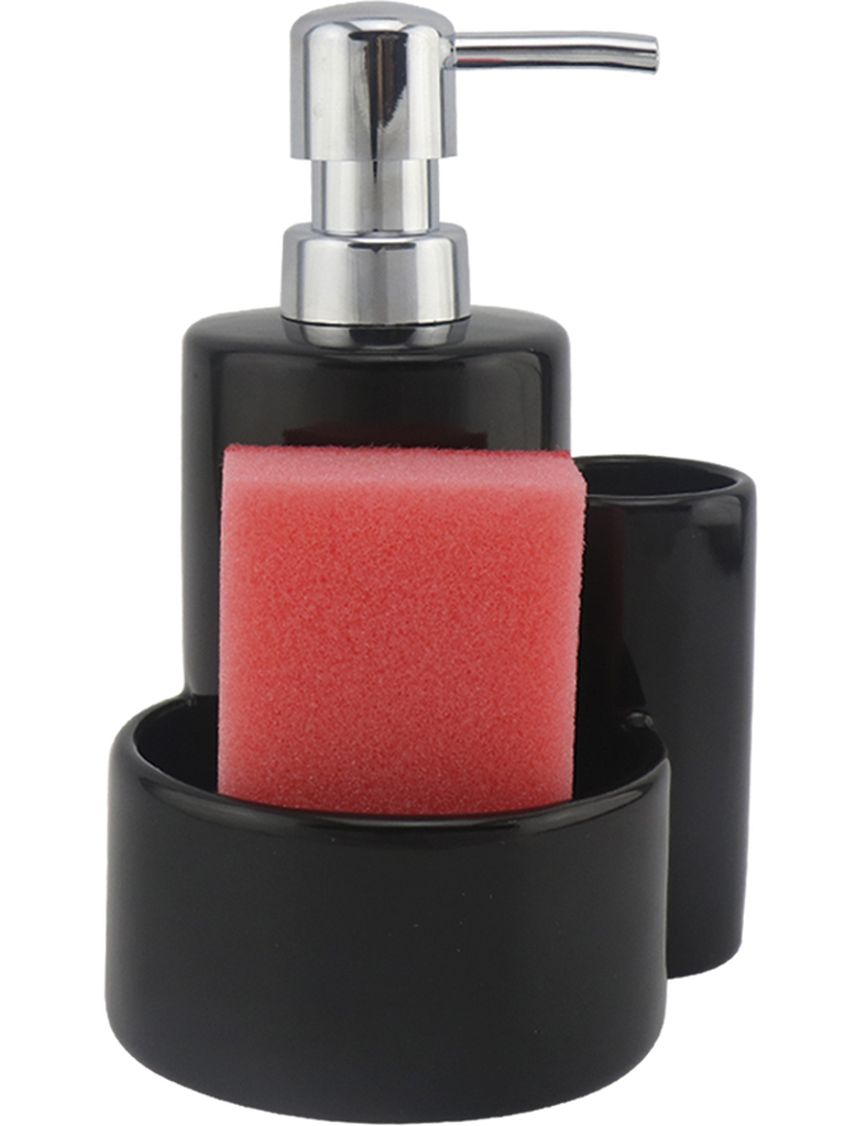 Kuchinox Lupo distributeur de savon noir AMP009M