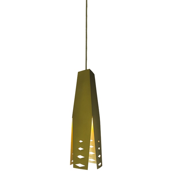 Altavola Design Origami lampe suspendue 1x40 W doré-café LA044/P_bronze