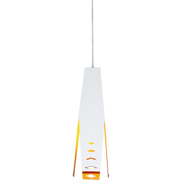 Altavola Design Origami lampe suspendue 1x40 W blanc-orange LA044/P_white-orange