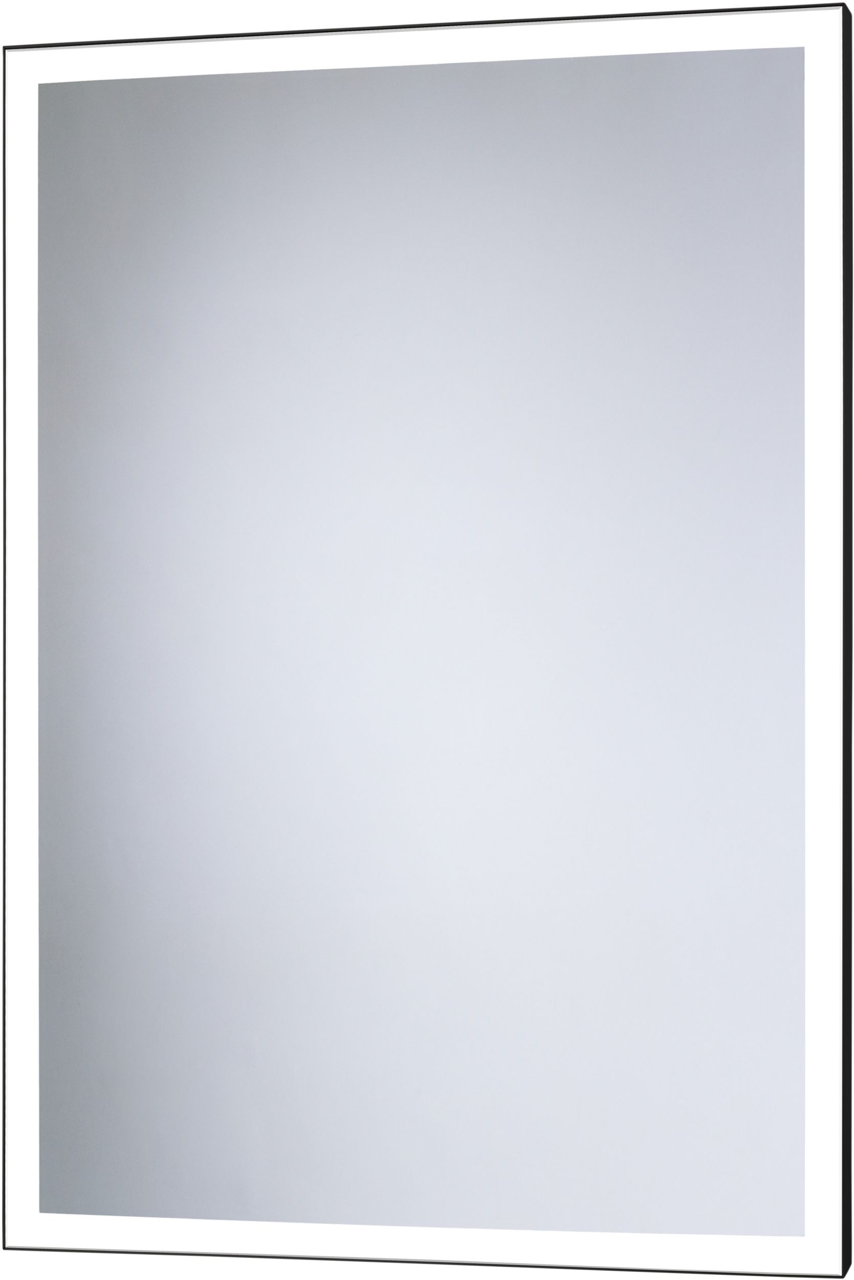 Dubiel Vitrum Solid miroir 60x80 cm rectangulaire avec éclairage noir 5905241007533