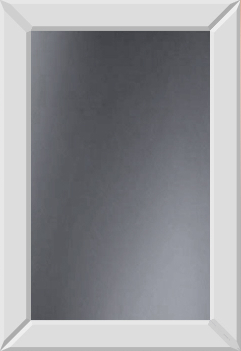 Dubiel Vitrum Domino miroir 55x80 cm rectangulaire blanc 5905241005409