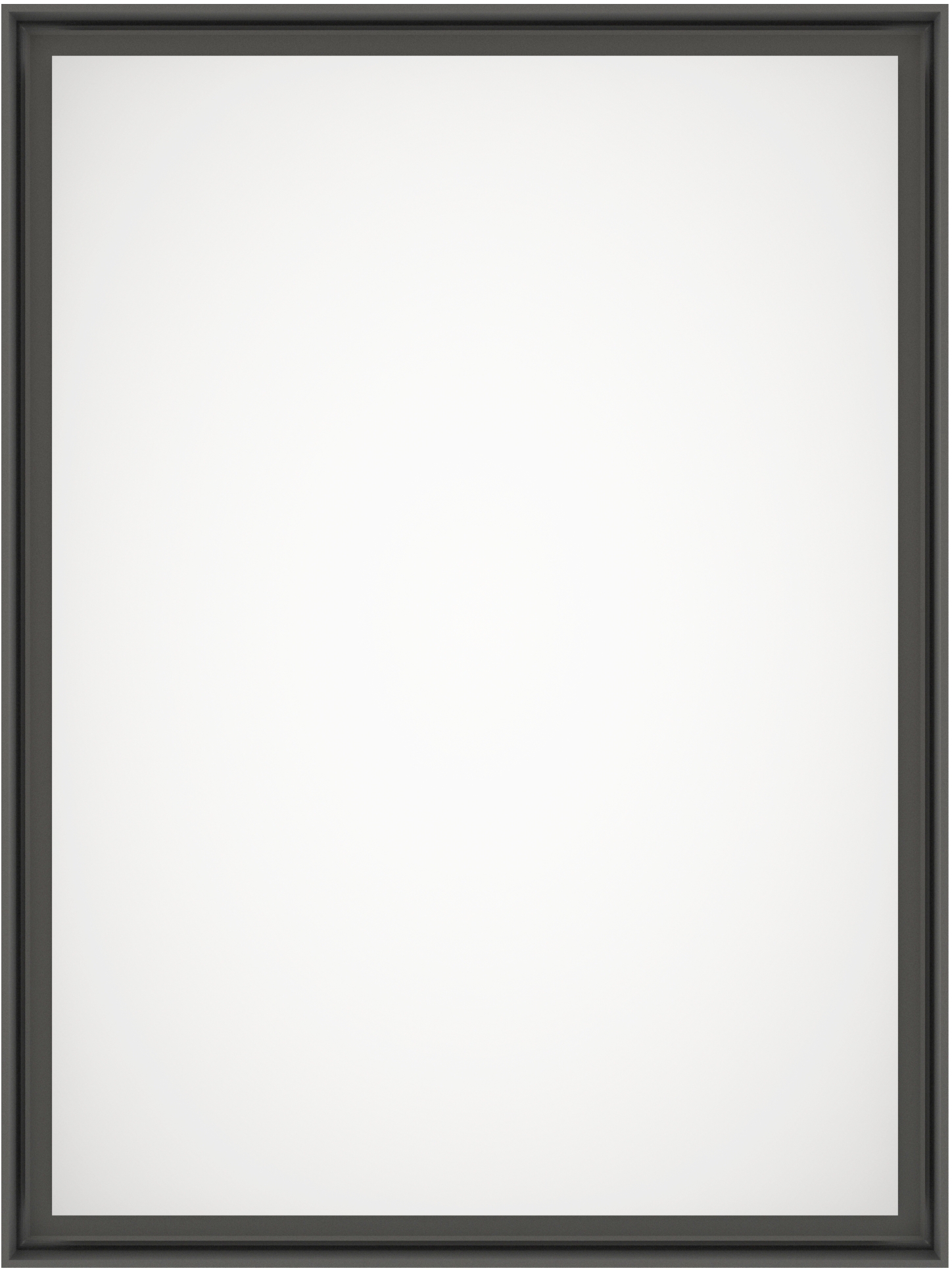 Dubiel Vitrum Profix miroir 60x80 cm rectangulaire noir 5905241007588